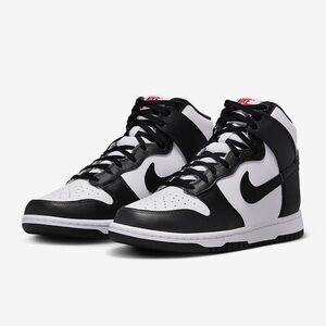 Nike Black and White High-Top Sneakers